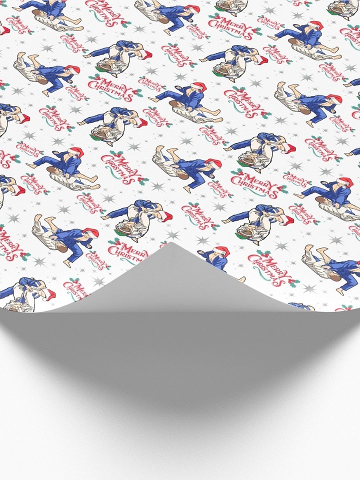 Jiu Jitsu Christmas Gift Wrapping Paper product image (2)