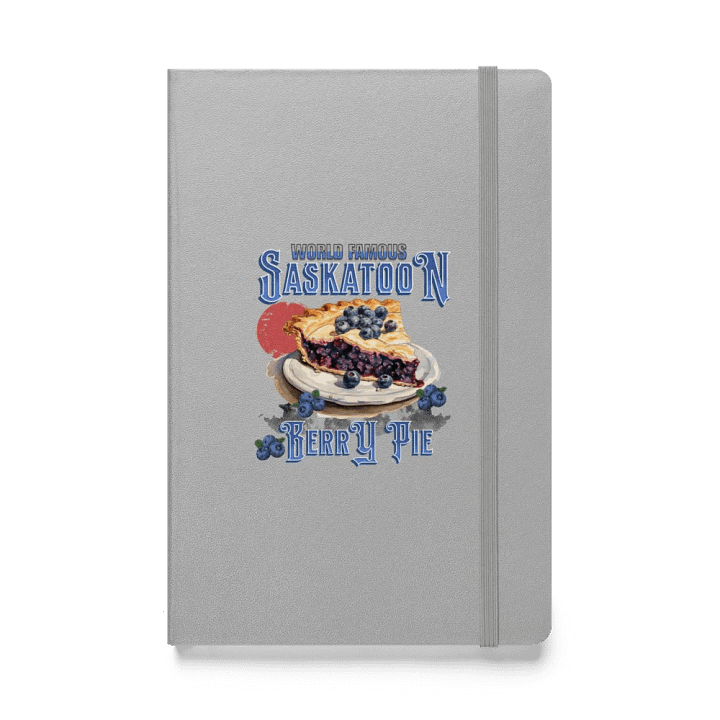 Saskatoon Berry Pie Hardcover Notebook product image (1)