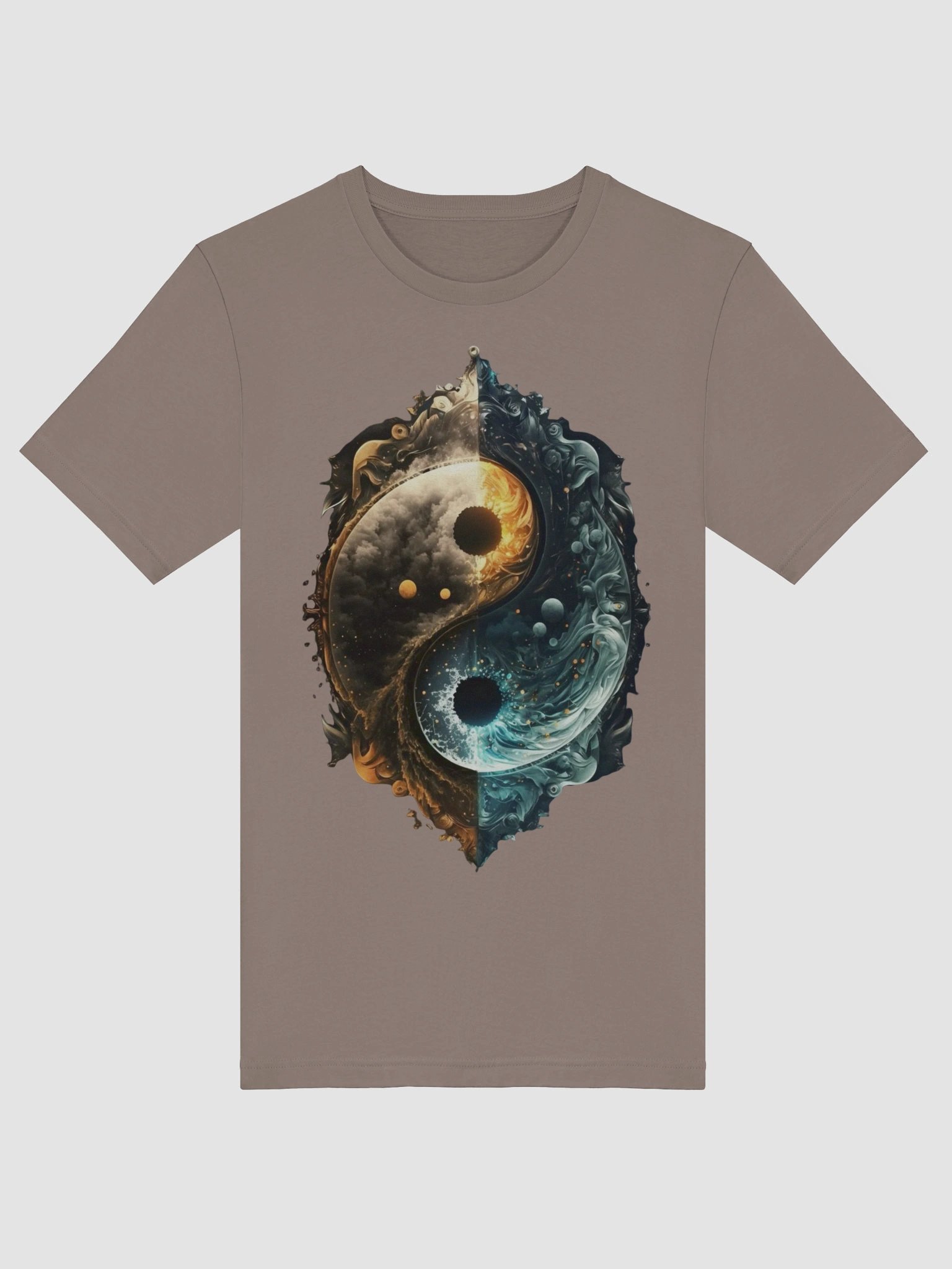 Cosmic Harmony Yin-Yang T-Shirt product image (3)