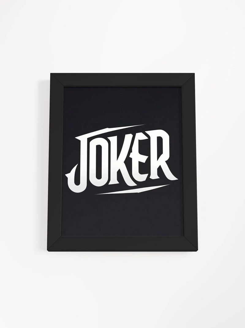 Joker Framed Matte Poster