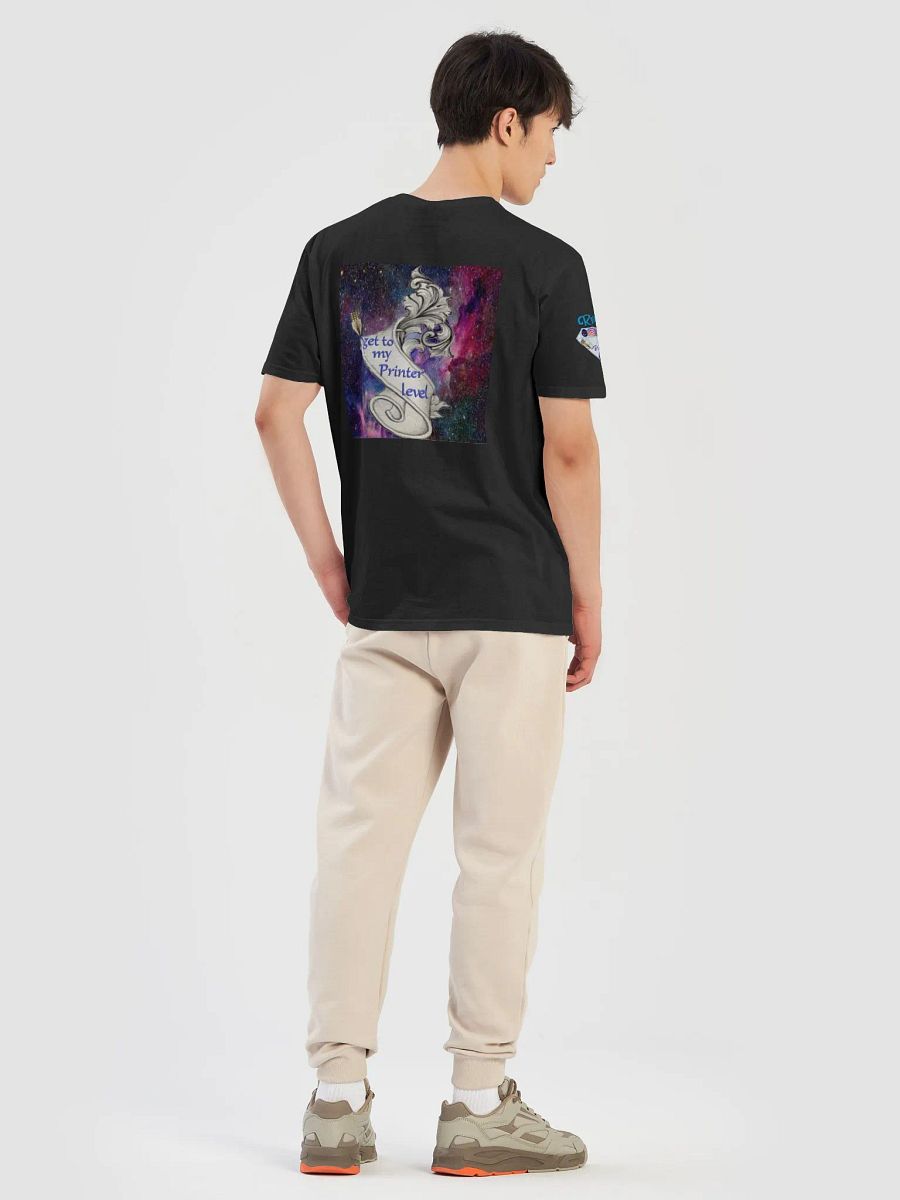 get to my printer level , Herren T-Shirt product image (8)