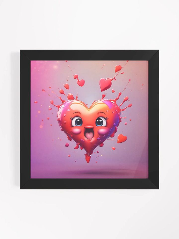 Framed Cute Heart Poster product image (2)