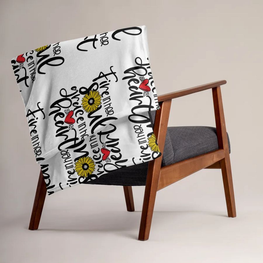 Fire In Her Soul Blanket product image (3)