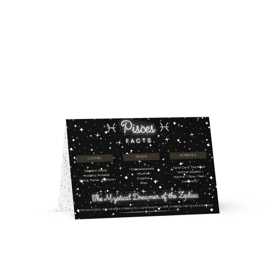 Pisces, Attributes , Greeting Card product image (1)