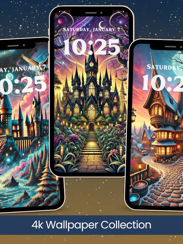 Harry Potter Super Fantasy Illustration Phone Wallpaper Bundle I 4K Quality Bundle product image (2)