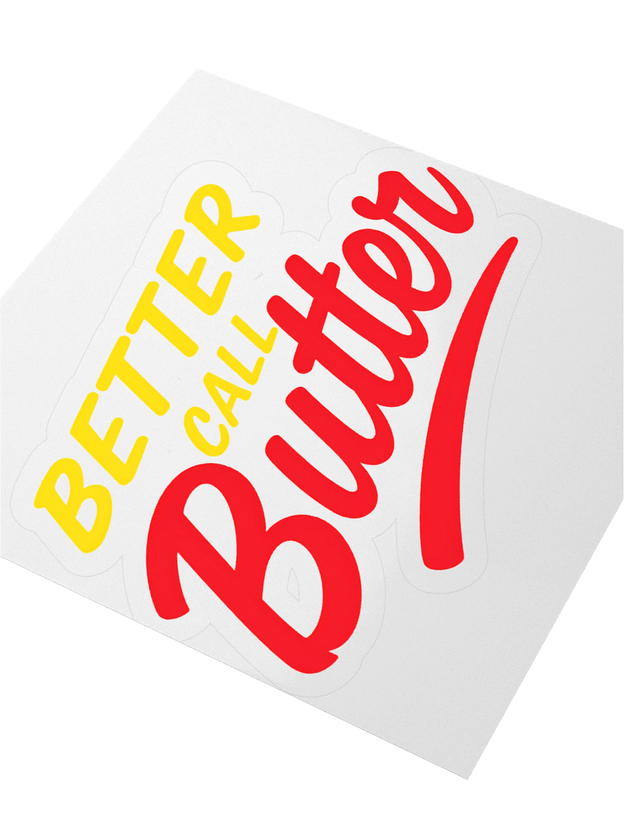 BETTER CALL Butter Kiss Cut Stickers product image (8)