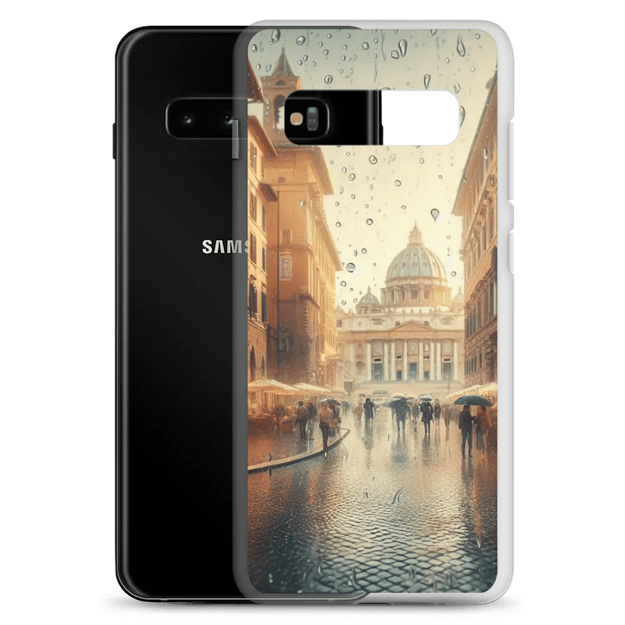 Umbrella Street Scene Samsung® Case | AI Design product image (9)