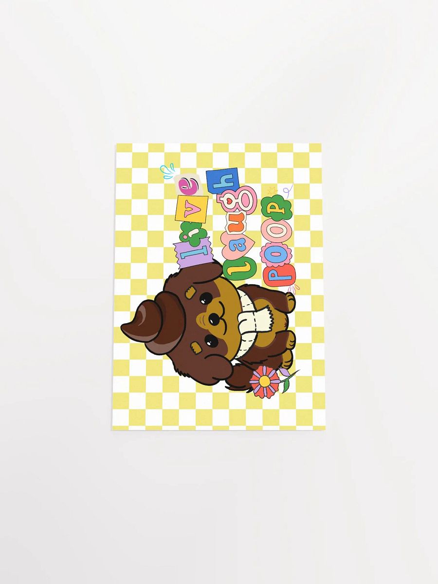 Live Laugh Poop Mini Poster product image (12)