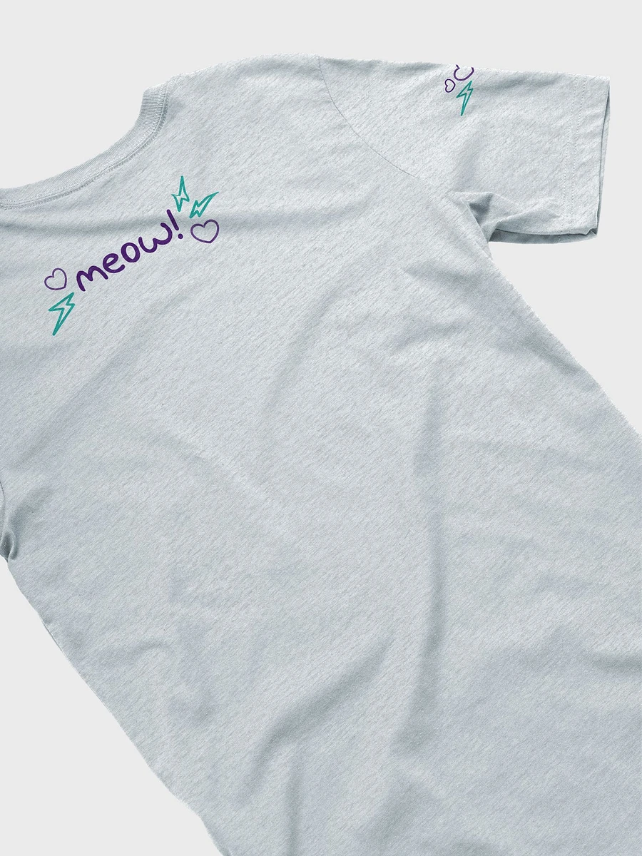Lovely Digital Meow // T-Shirt - Teal - Light Mode product image (4)
