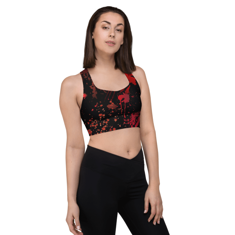 Rogue Splatter Claw Longline Sports Bra product image (4)