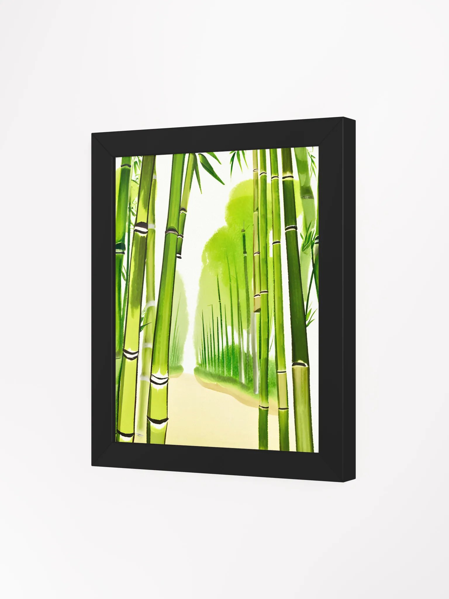 Tranquil Bamboo Haven Matte Poster product image (22)