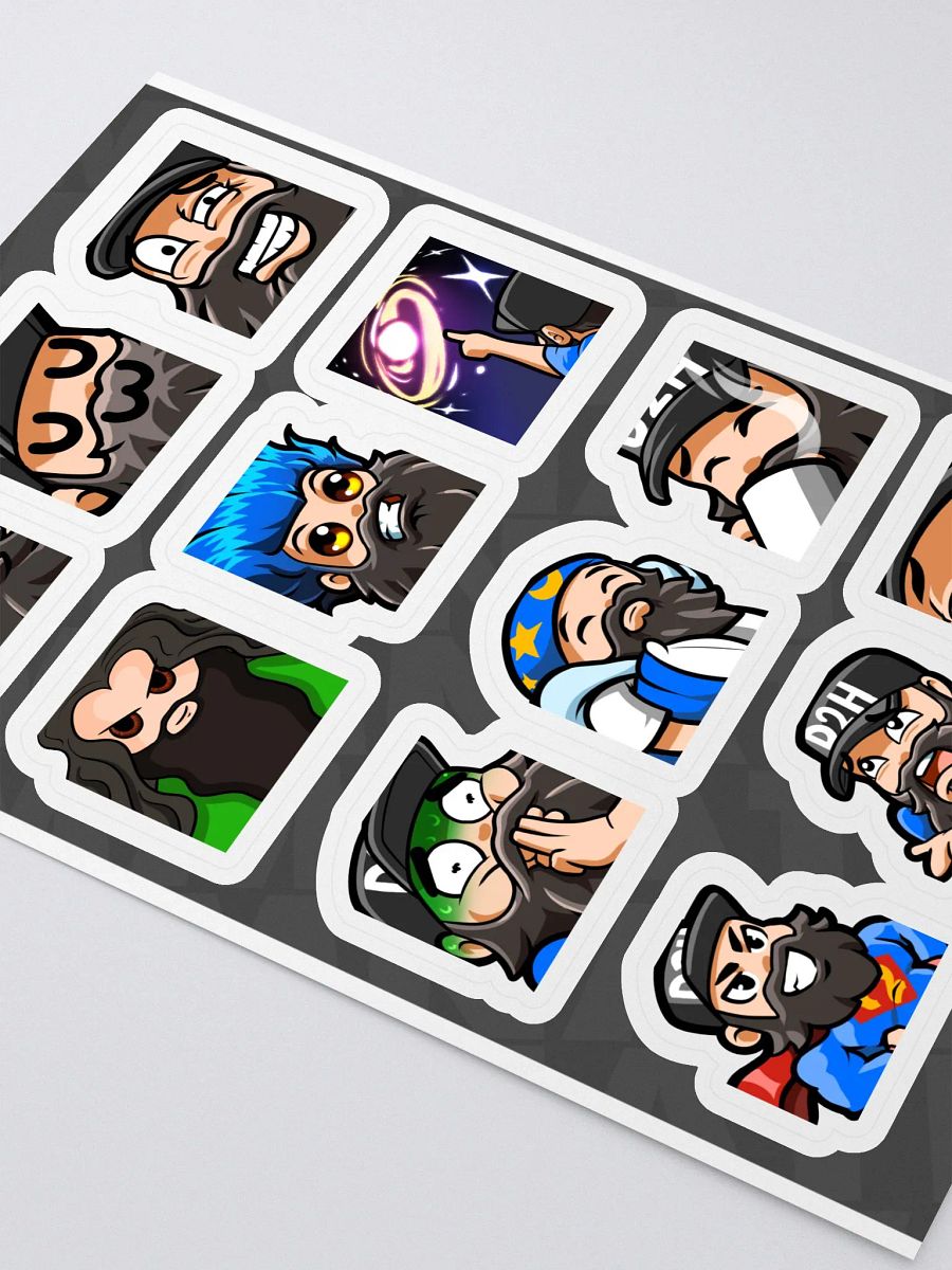 Emote Sticker Sheet. Set 1 product image (3)