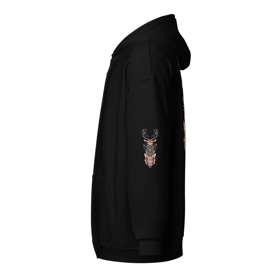 Colorfest Vixen Games Stag and Vixen back print zip up hoodie product image (15)