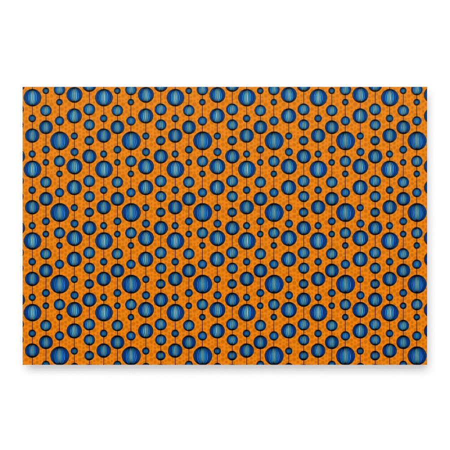 Weirdly Zen Wrapping Paper Sheets - Multicolor Abstract product image (4)