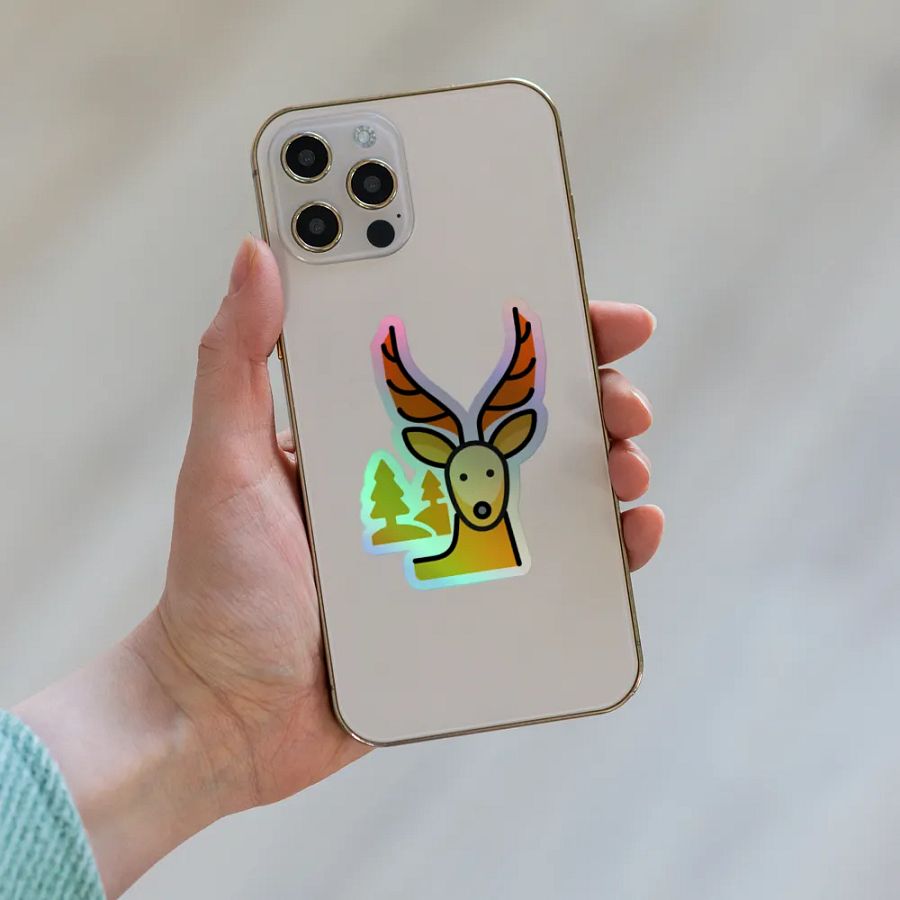 Vadideki Geyik Holographic Sticker Set product image (8)
