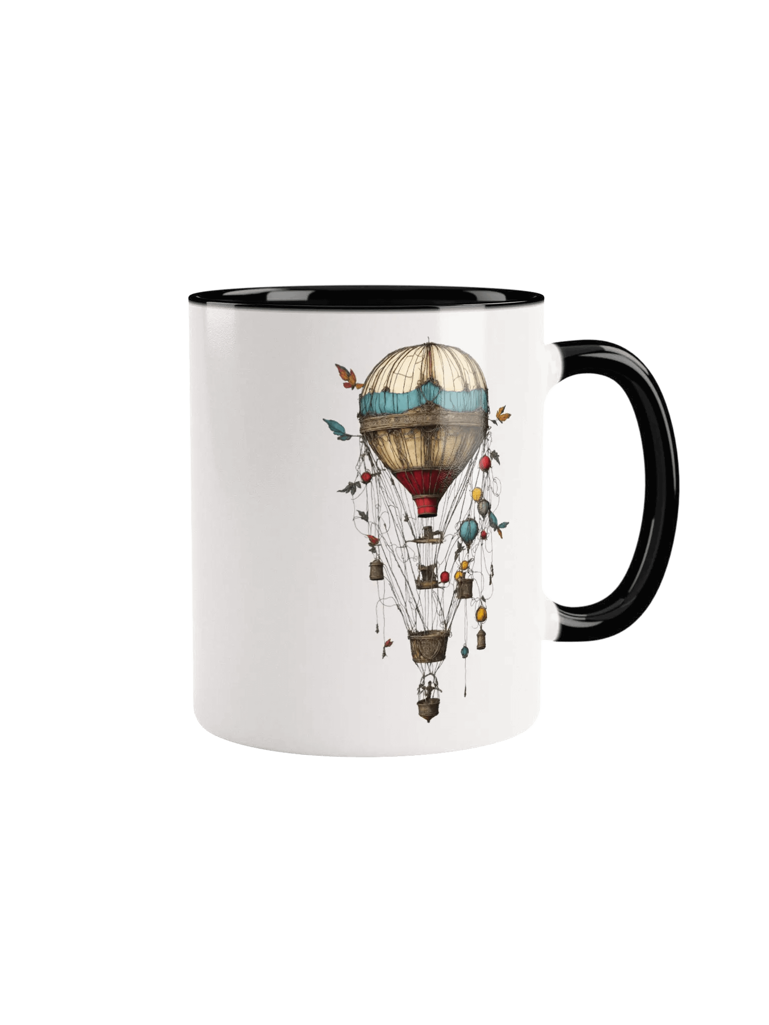 Whimsical Hot Air Balloon Ceramic Mug product image (2)