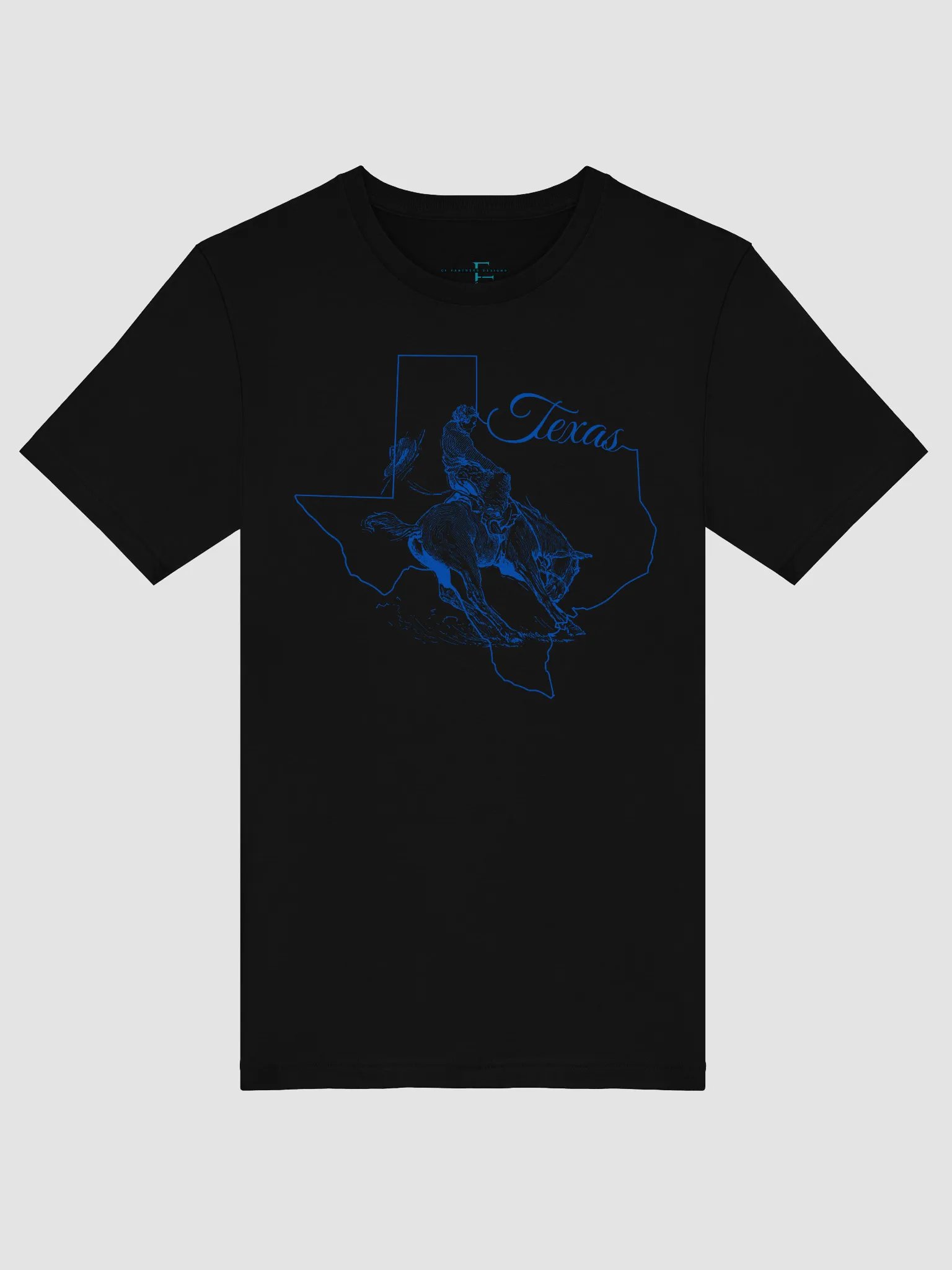 🤠 Rodeo Cowboy in Texas Outline T-Shirt | Bella+Canvas Unisex Tee | Western Line Art Design product image (31)