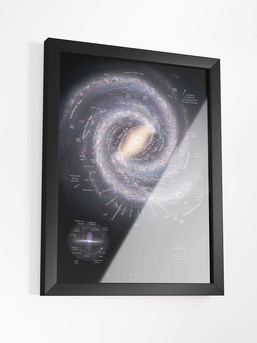 Milky Way Map Framed Print! product image (3)