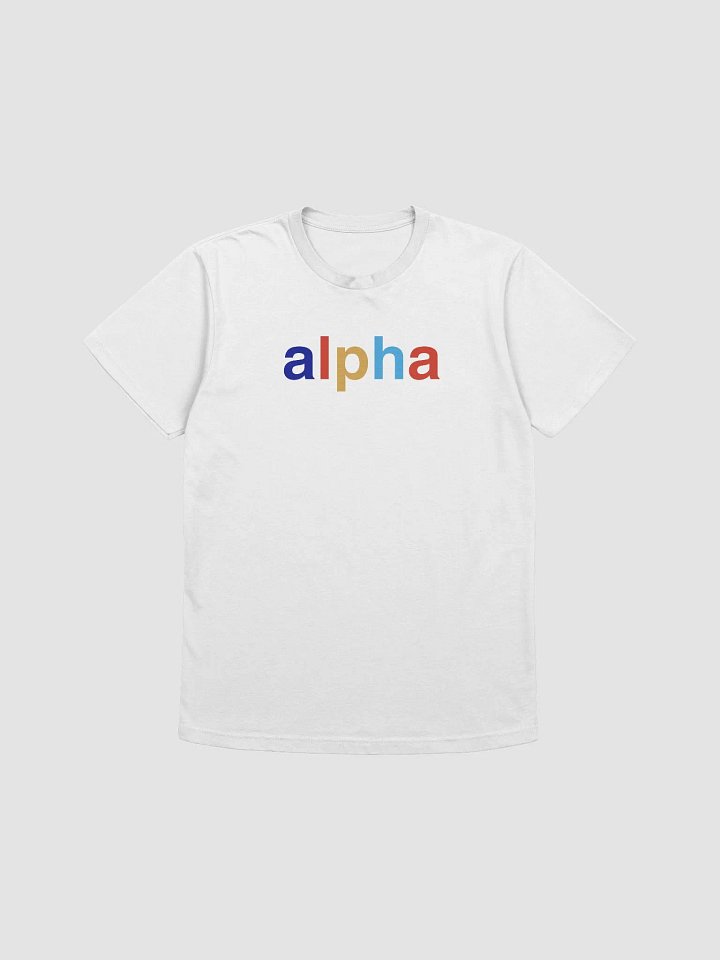 alpha skool white t-shirt product image (1)