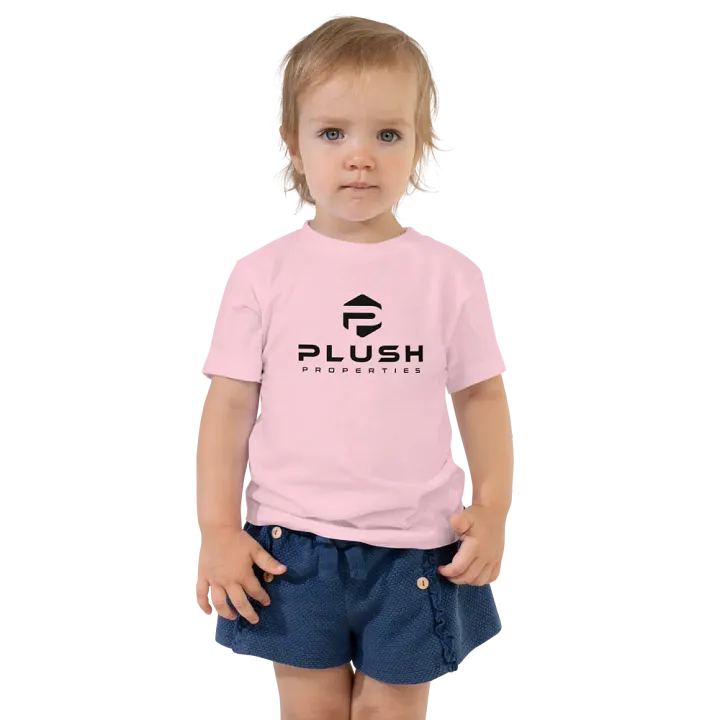 Plush Toddler T-Shirt - Pink - White - Blue product image (2)