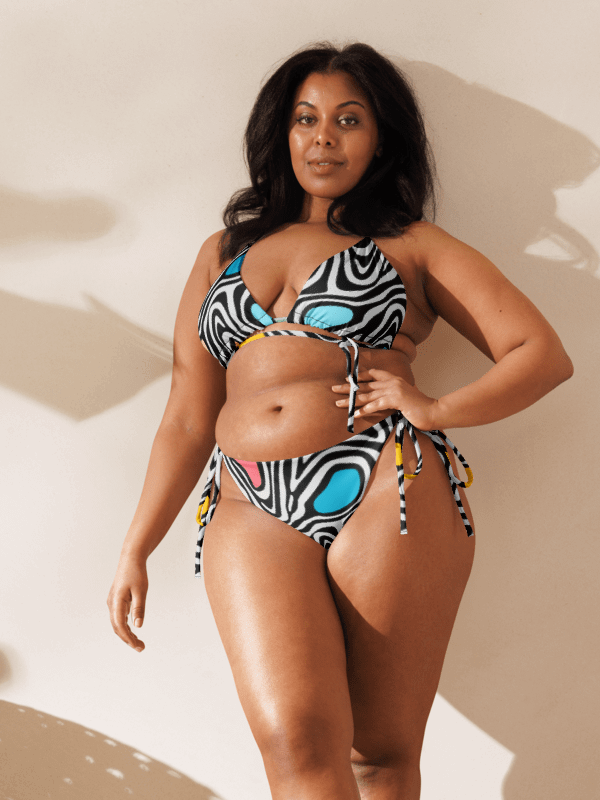 Psychedelic Waves String Bikini Set product image (1)