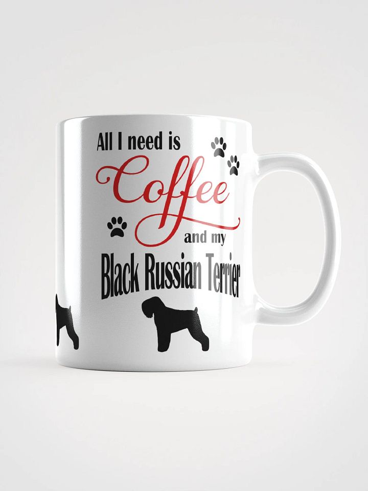 Coffee and my Black Russian Terrier Mug product image (1)
