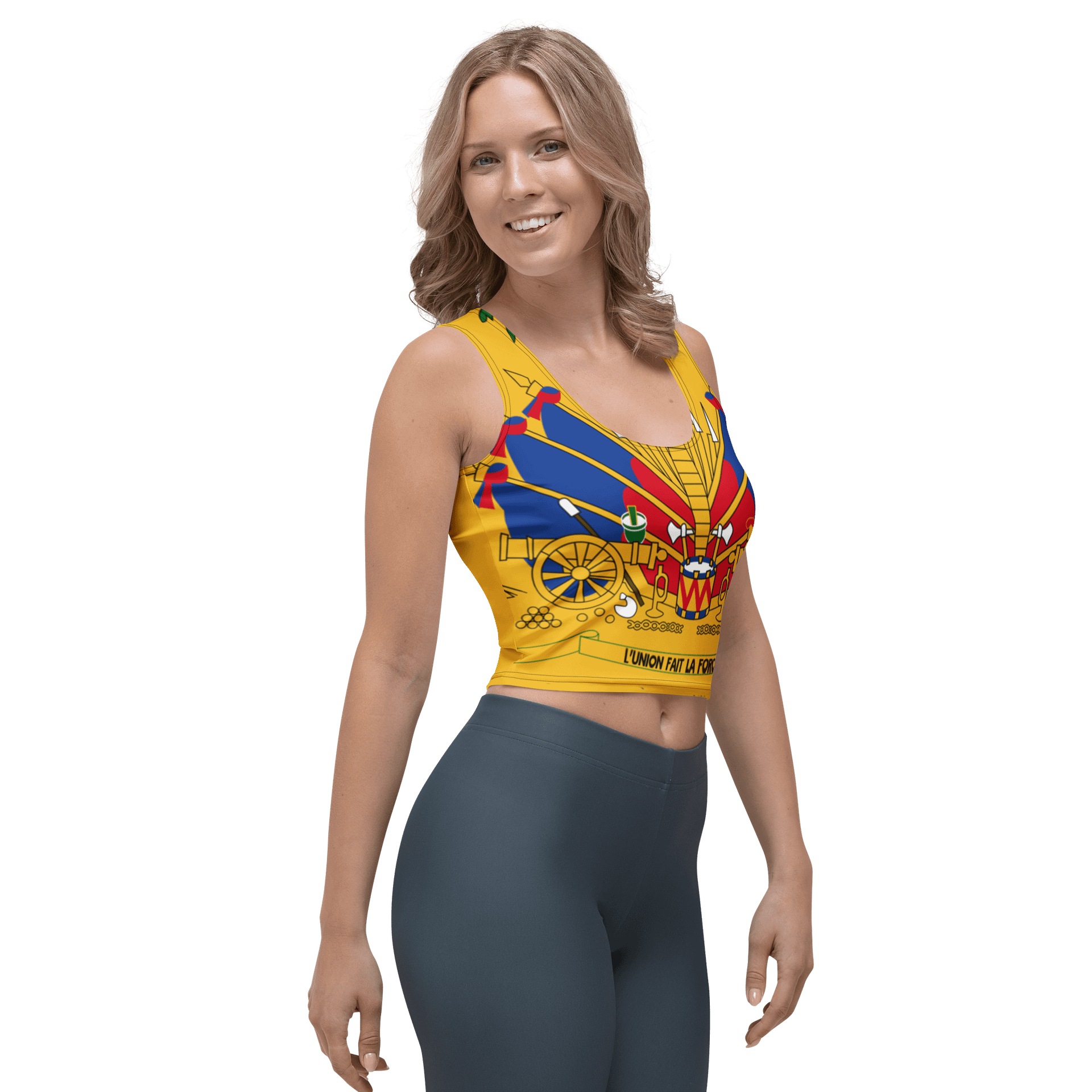 Haitian Heritage All-Over Crop Top product image (4)