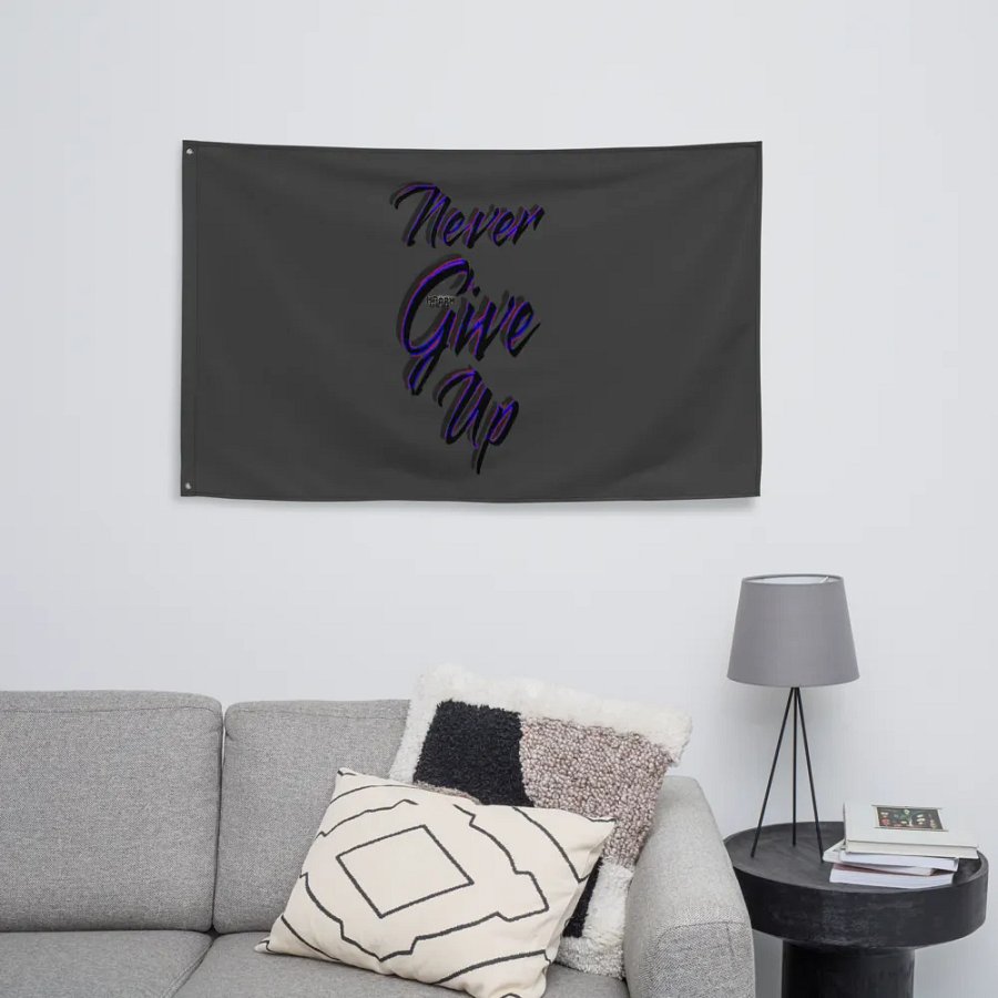 Never Give Up - Eclipse - Flag product image (8)