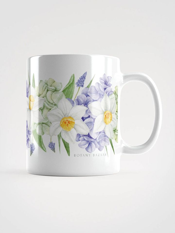 Floral Symphony White Glossy Mug product image (1)