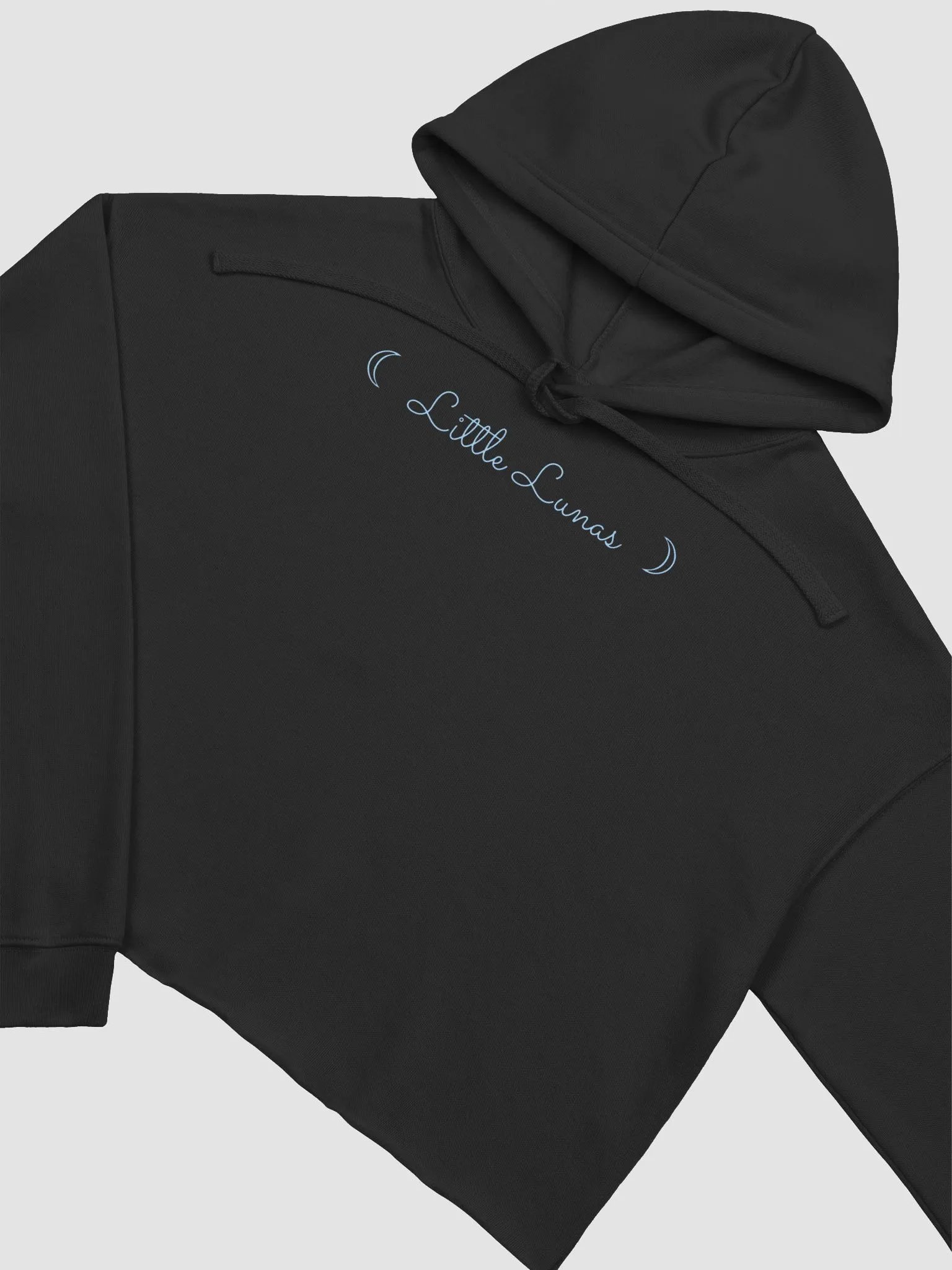 Little Lunas Cropped Hoodie - Blue product image (11)