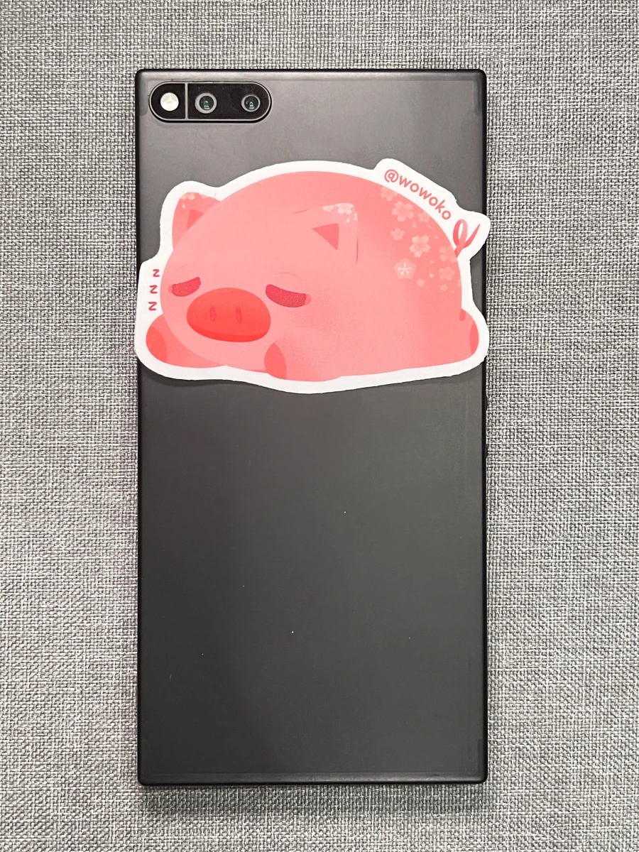 Sleepy Zodiac Animal - Pig - Sticker product image (2)