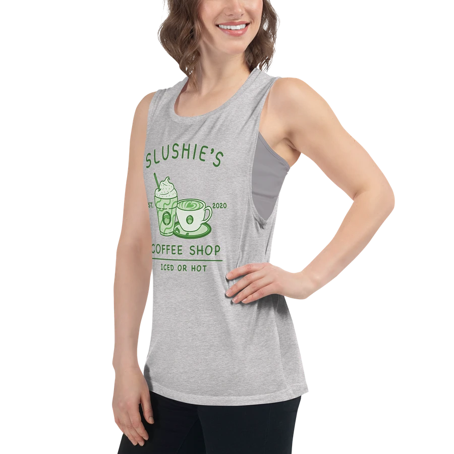 Slushie's Coffee Shop (Green) | Women's Muscle Tank product image (6)