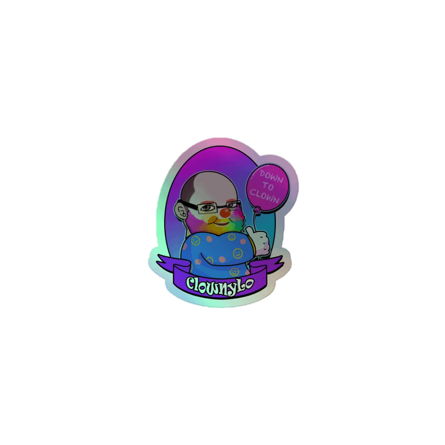 ClownyLo HoloSticker product image (1)