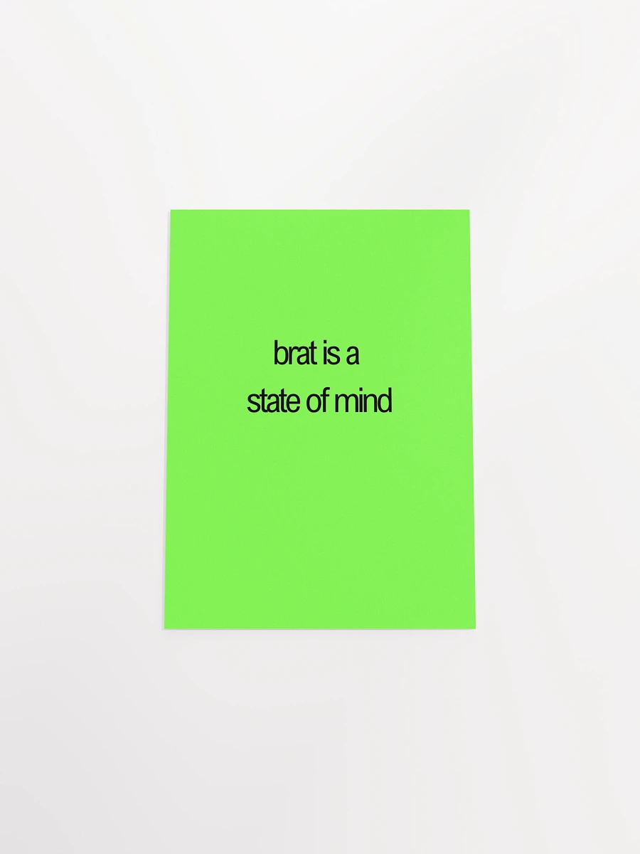 brat is a state of mind green poster product image (45)