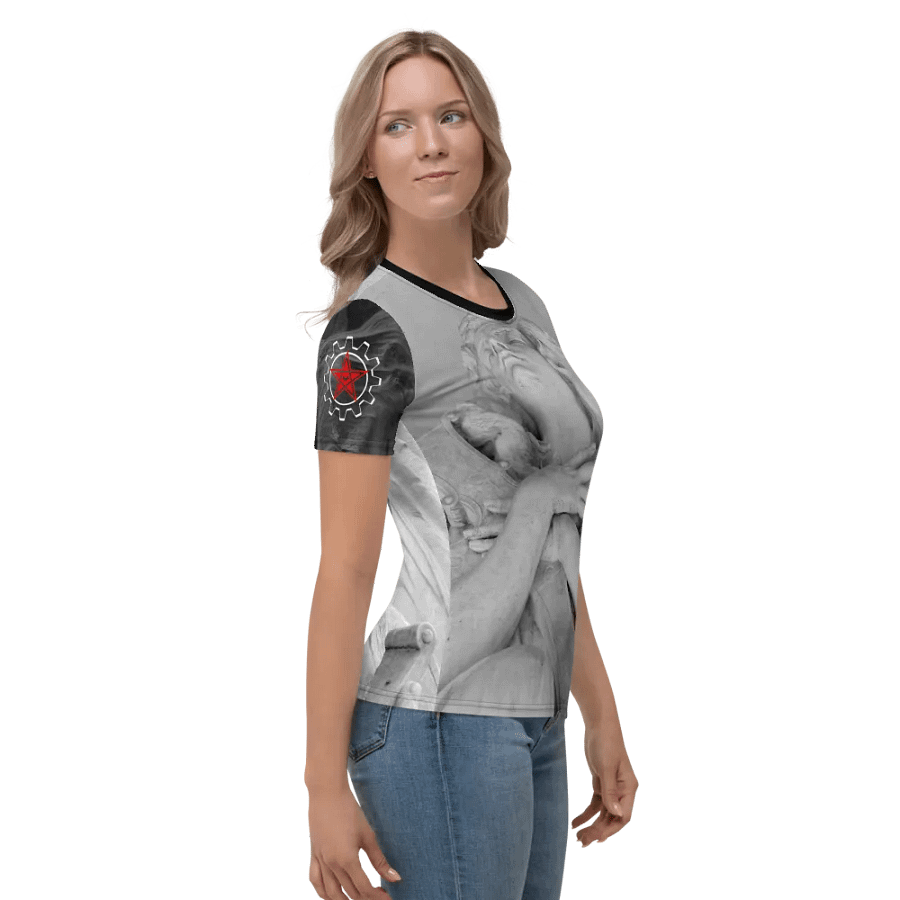 With The Hand On My Cross II Ladies Tee product image (8)