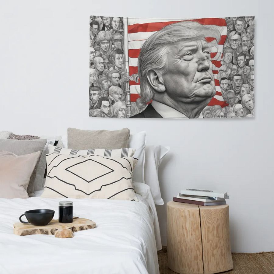 American Dreams Flag Wall Tapestry product image (4)