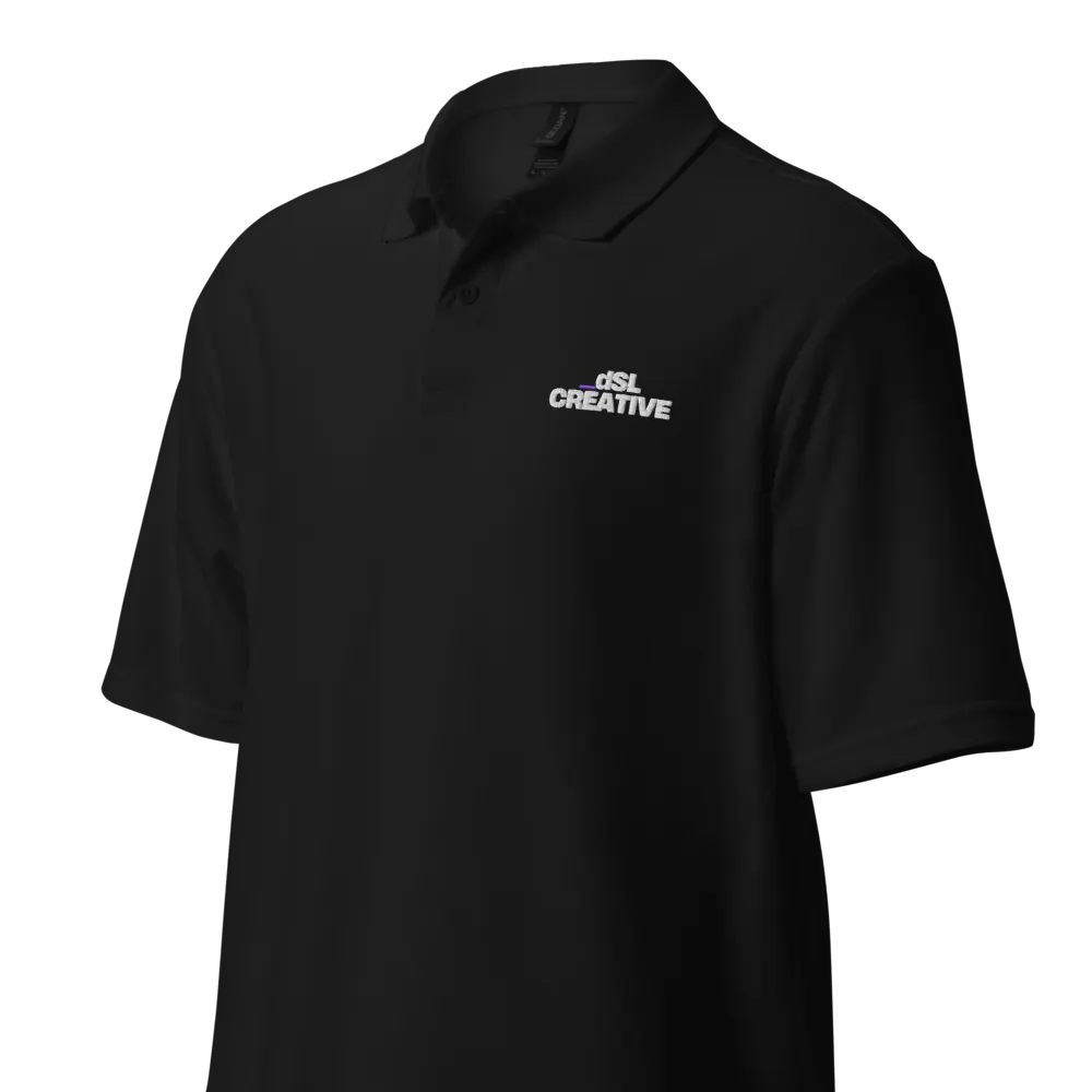 Men's Pique Polo Shirt with _dSL Creative Logo product image (2)