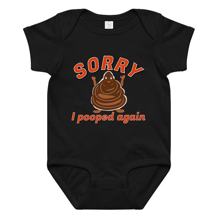 Apology Poop Baby Onesie product image (3)