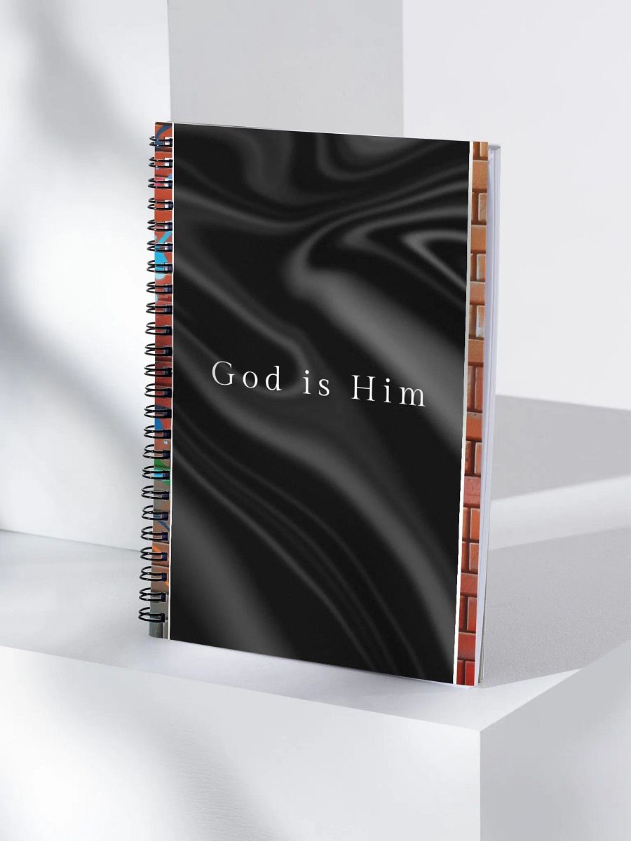 God is him notebook agenda made uniquely for you ; Agenda Note book product image (4)