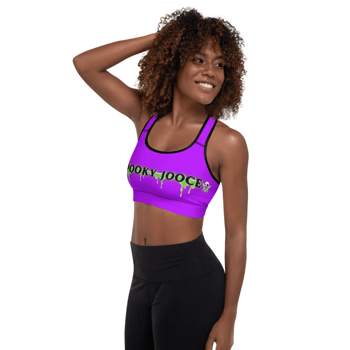 SPOOKY JOOCE Padded Sports Bra - Purple product image (2)
