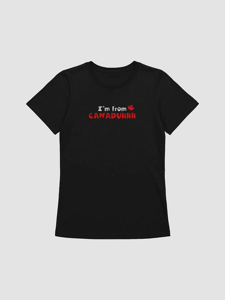 Canaduhhh Women's Black Tee product image (1)