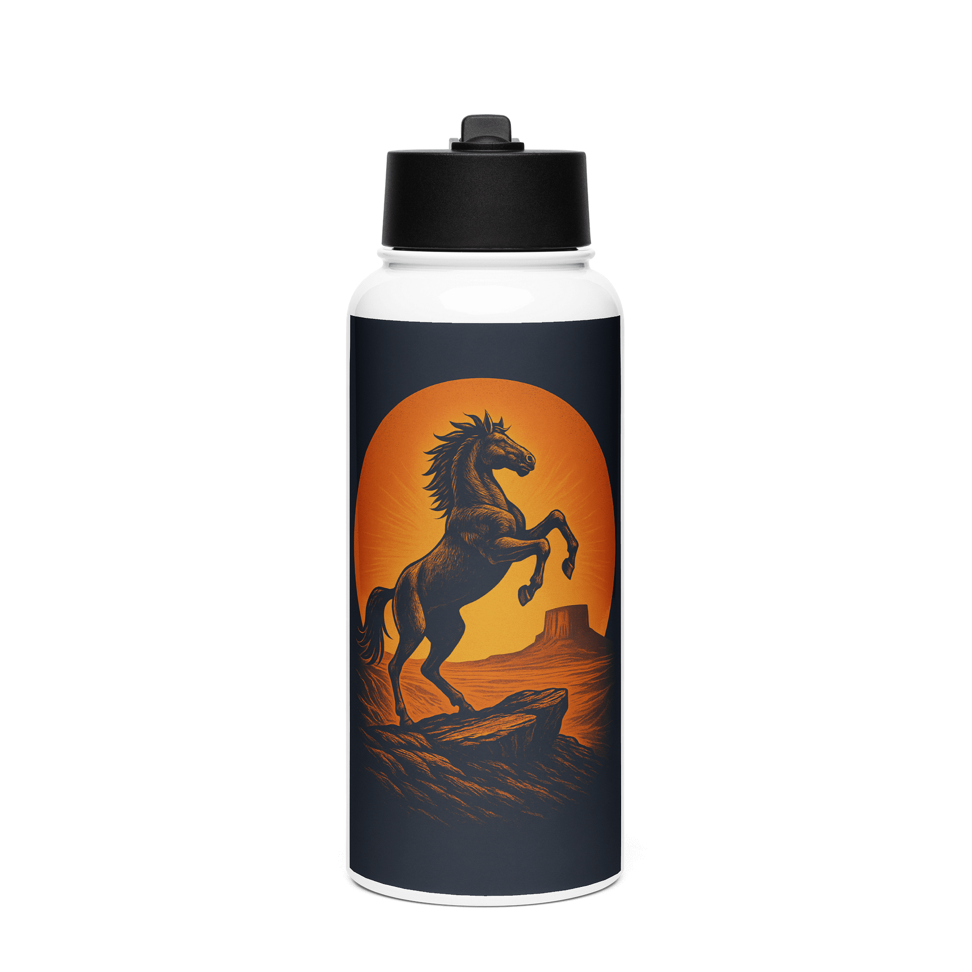 WILD HORSE IN SUNSET product image (1)