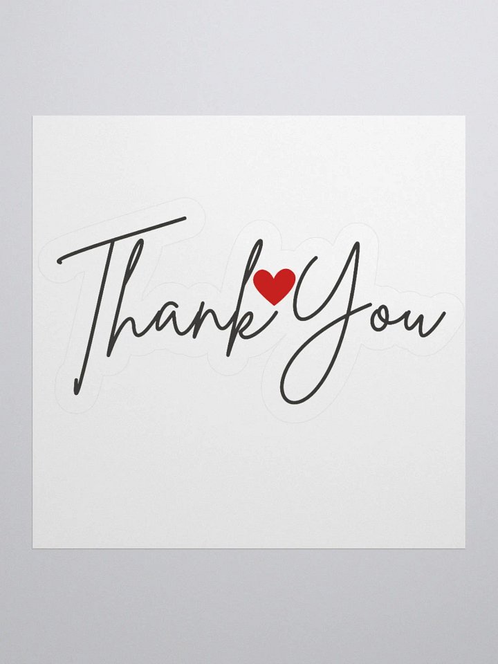 Thank💗You Sticker product image (1)