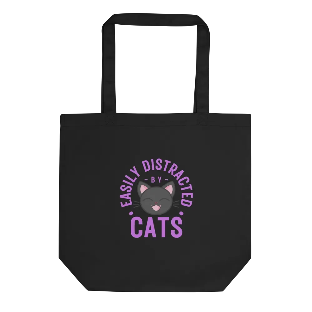 Whimsical Cat Eco Tote Bag product image (2)