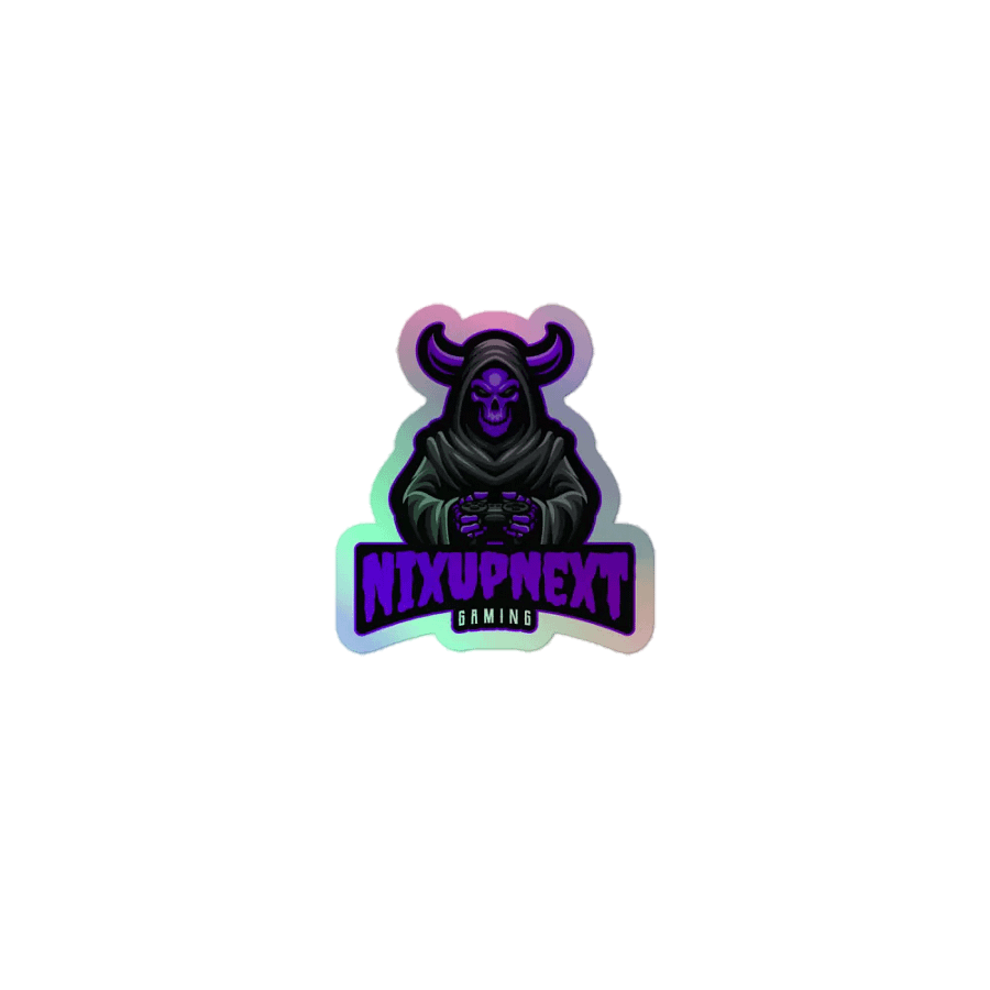 NixUpNext Gaming Holographic Sticker product image (1)