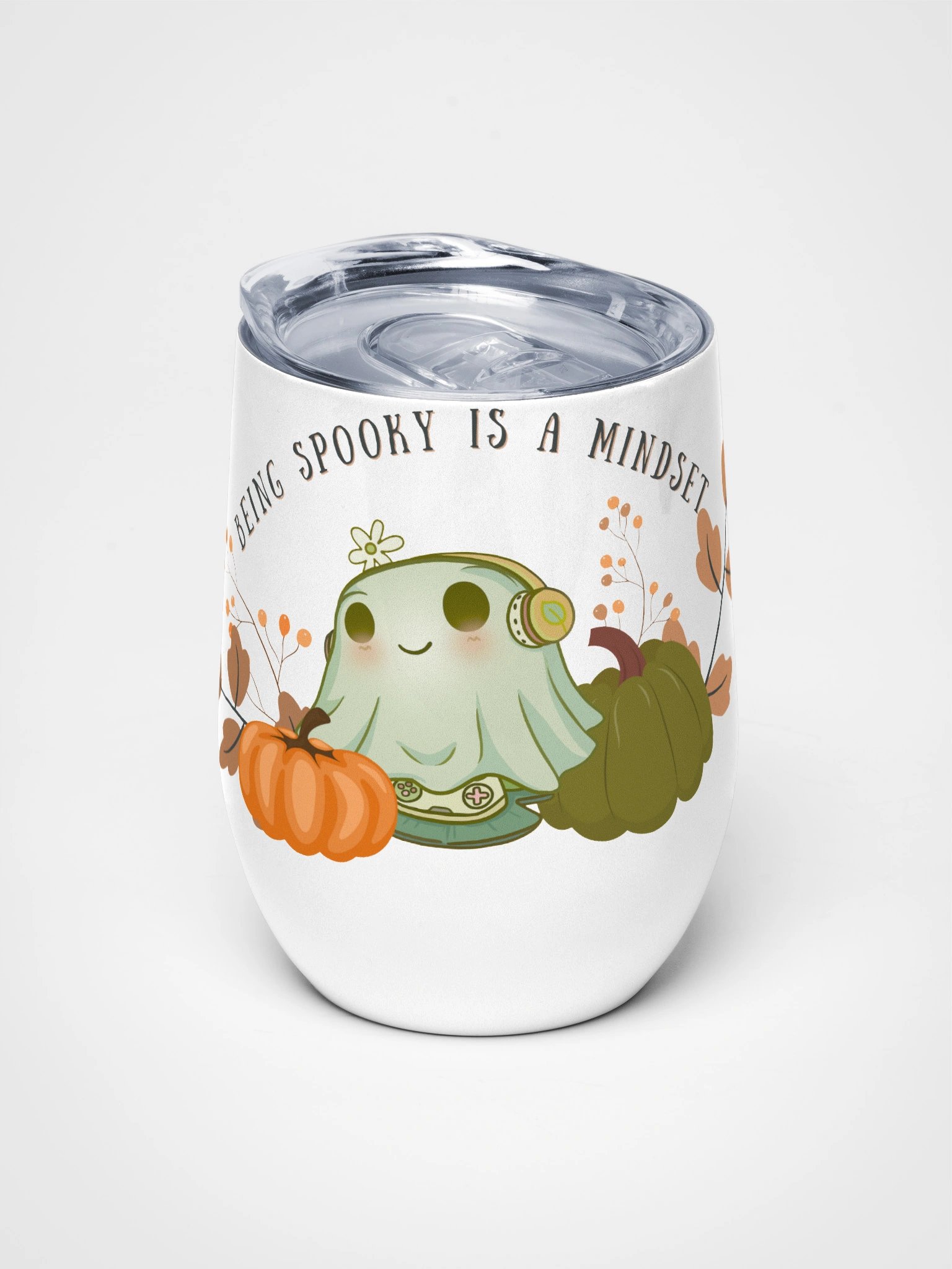 Bring Spooky Is a Mindset Wine Tumbler product image (5)