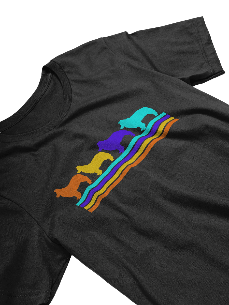 Australian Shepherd Border Collie Retro Sunset T-Shirt product image (8)