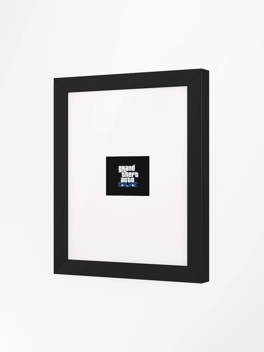 Grand Theft Auto Online Themed Bold Font Framed Poster product image (3)