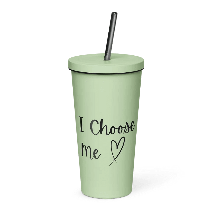 Tumbler with Straw - I Choose Me - Black Text product image (46)