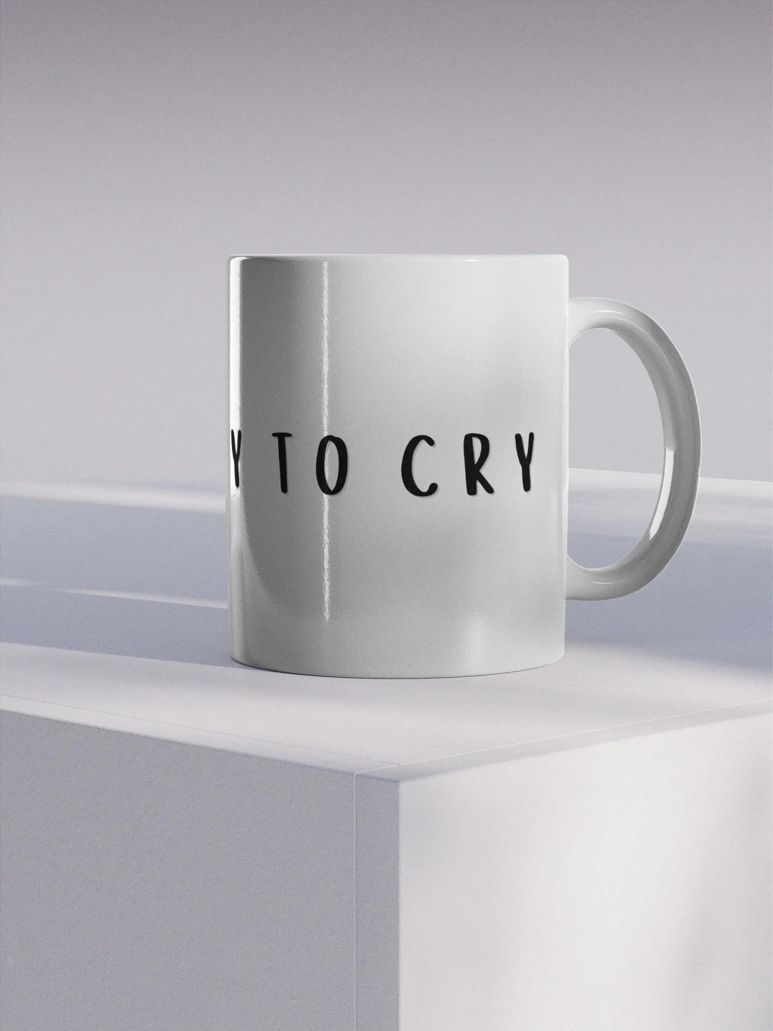 It's okay to cry mug product image (4)